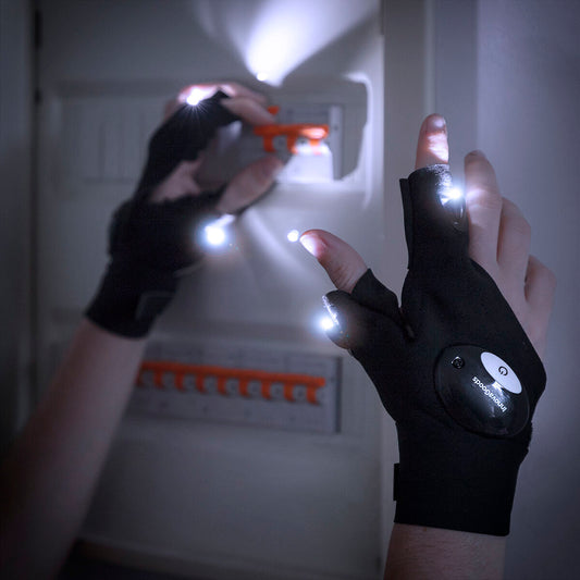 Guanti con Luce a LED Gleds InnovaGoods 2 Unità